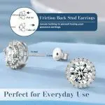 Round Moissanite Halo Stud Earrings in White Gold Vermeil-other4a-round-moi-halo-estud-whitegold-001