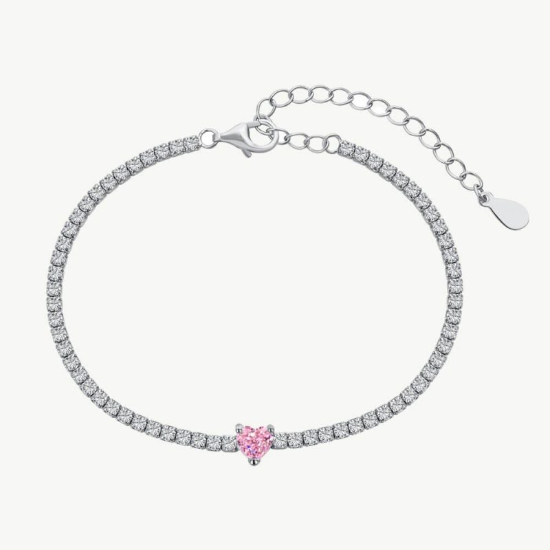 Sparkling CZ Tennis Bracelet with 0