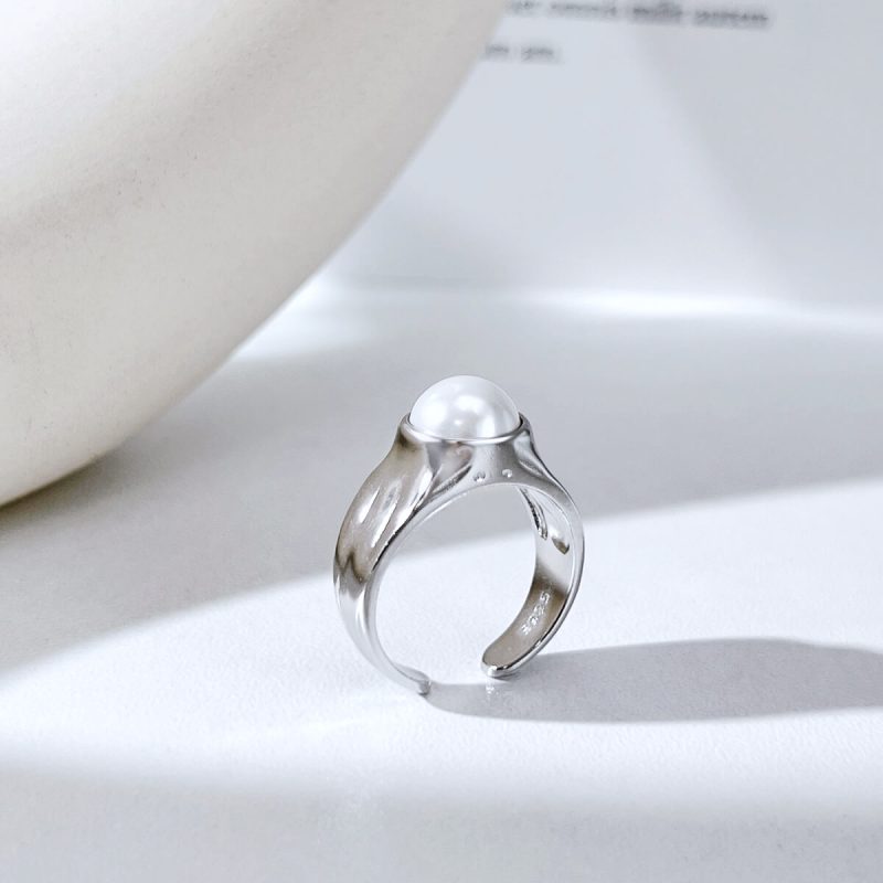 Pearl-925-Silver-silver-Adjustable-Ring-D3120017-S-W-WH-(6a)