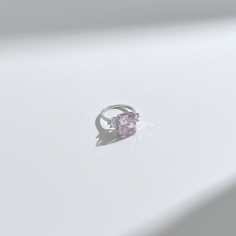 Pink-Topaz-and-Trillion-Cut-Diamond-White-Gold-Ring-DY120668-S-W-BF-(2a)