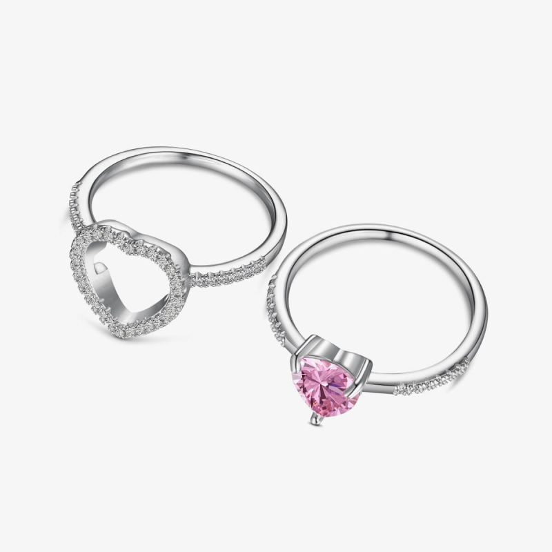 Romantic Heart-Shaped Detachable Double Ring DY121048-S-W-BF (7)