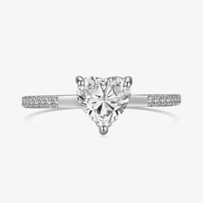 Romantic white Heart-Shaped Detachable Double Ring DY121048-S-W-WH (4)