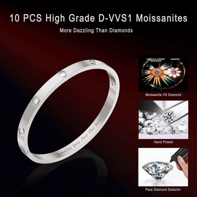 Love Bracelet With 10 Moissanites other2-MJBR248171-10ZUAN-silver